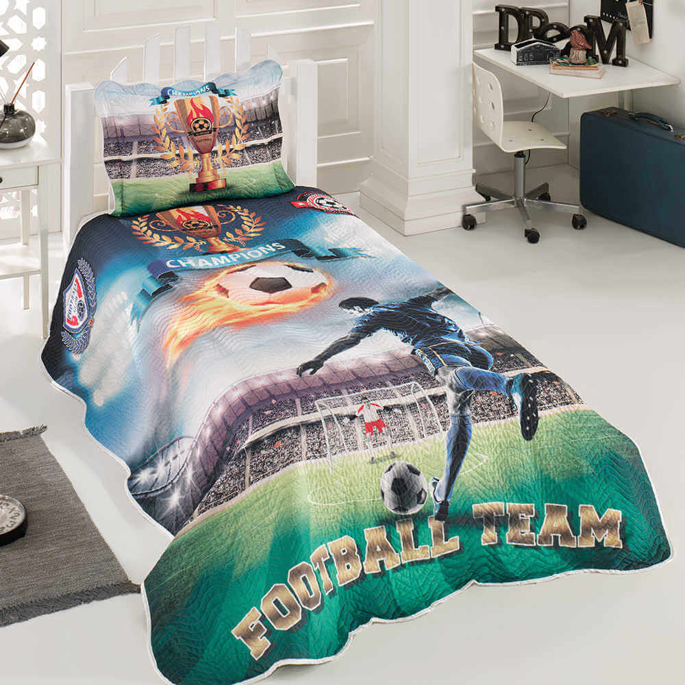 Örtüm Champİons Tek Kişilik Kapitone Yatak Örtüsü