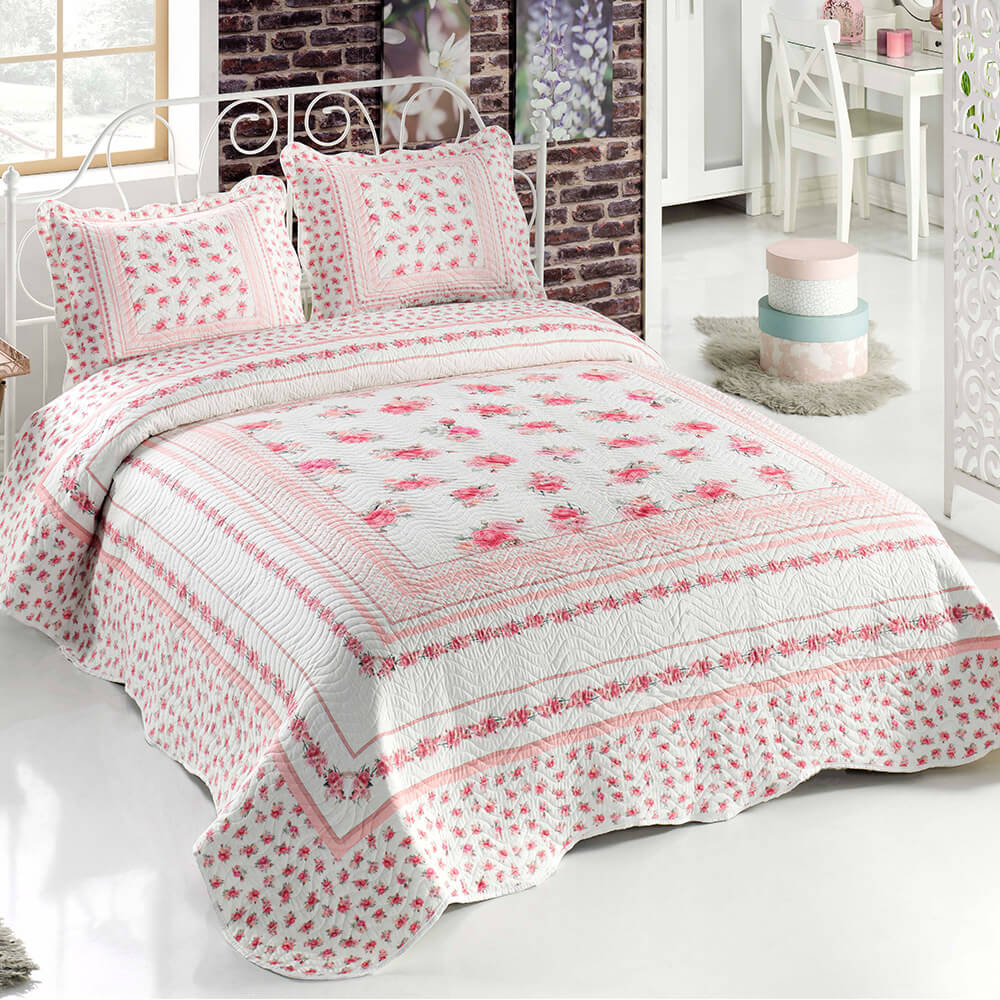 Örtüm Mila Çift Kişilik Kapitone Yatak Örtüsü