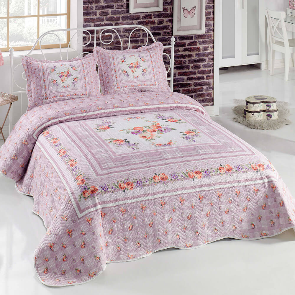 Örtüm Roxanne Çift Kişilik Kapitone Yatak Örtüsü